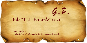 Göltl Patrícia névjegykártya